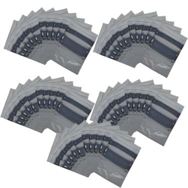 Imagem de XunLiu Sacos de armazenamento herméticos reutilizáveis de folha de alumínio (50, 9 cm x 14 cm + 3 cm/0,14 mm)