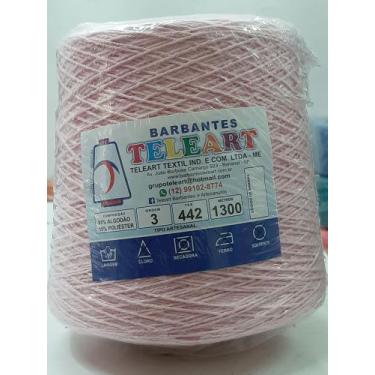 Imagem de BARBANTE TELEART Nº 3 cor 02 ROSA BEBÊ