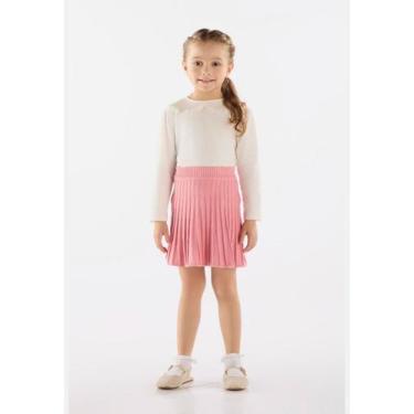 Imagem de Blusa Infantil Manga Longa em Meia Malha Up Baby, Off, White, 2