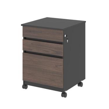 Imagem de Gaveteiro Com 3 Gavetas Nora Freijo Preto