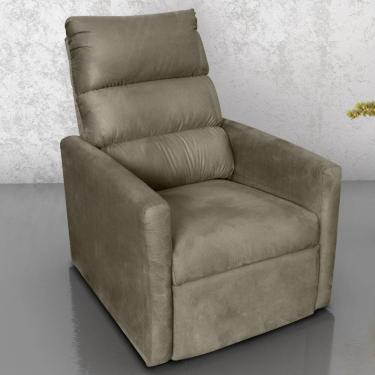 Imagem de Poltrona Reclinável Do Papai Neiva Suede Cappuccino