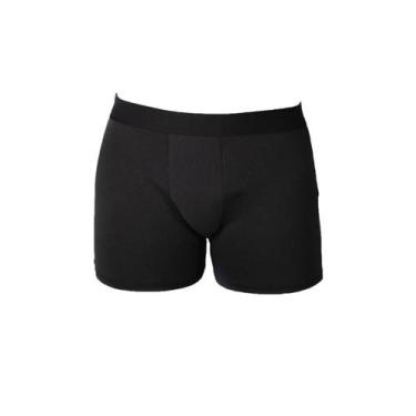 Imagem de Cueca Boxer Suede Masculina Adulto - Vip Lingerie, GG, Preto