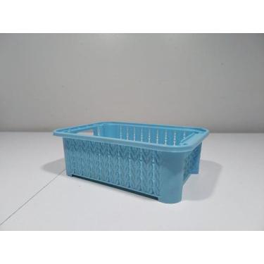 Imagem de Cesto Organizador Empilhável - TF Solados, Azul bebe