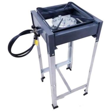 Imagem de Fogão Alta Pressão Gás Semi Industrial Portátil 1 Boca Aço Carbono Des