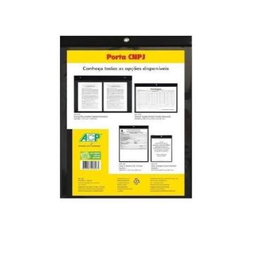 Imagem de Quadro Protetor Cnpj Vertical A4 - 1 Unidade - ACP