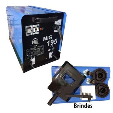 Imagem de Maquina de solda mig 195a 220v ww soldas