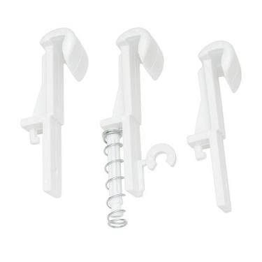 Imagem de Kit 3 Garras Plafon, Murano, Lustre Ventilador de Teto com Mola e Trav