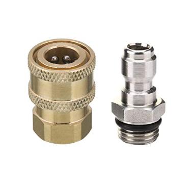 Imagem de Conjunto de adaptador de lavadora de pressão Mingle, kit de desconexão rápida de 1/4 polegada, 5000 PSI