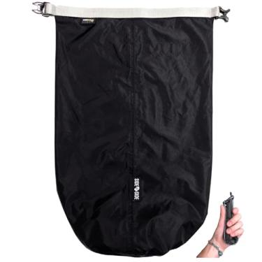 Imagem de SIDE BY SIDE Saco seco ultraleve de 10 litros à prova d'água – Saco de compressão leve para caiaque, caminhadas, praia e viagens – Saco de tecido Cordura para roupas molhadas, equipamentos de academia