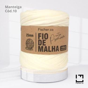 Imagem de Fio de Malha Extra Premium Fischer 25mm Manteiga Cód. 10
