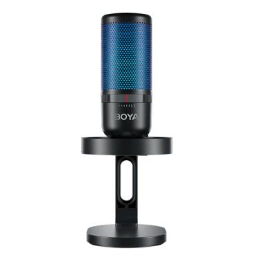 Imagem de Microfone Condensador Boya Rgb By-k3-2 Usb C Preto