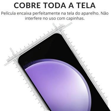 Imagem de Capa Carteira Para Galaxy S23 FE Capinha Flip Case + Película de Vidro Temperado 3D