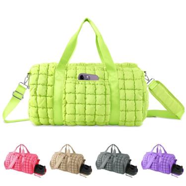 Imagem de Mochila XSUIOY acolchoada Travel Gym com compartimento verde