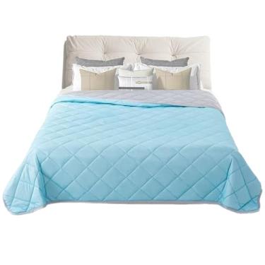 Imagem de Cobertores de para Indivíduos que Sofrem com Calor Durante o Sono,Manta de Sofá Respirável para Verão - Edredom de Duas Faces Para Sofá Campismo Quarto Suores Noturnos