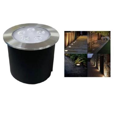 Imagem de Embutido Solo 5w Balizador Led Blindado Ip67 Inox Spot Chão Piso - May