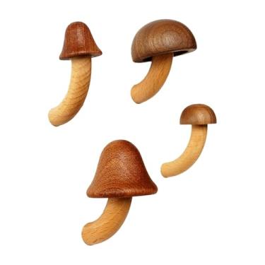 Imagem de Llazsybz Adesivo de Geladeira Cogumelo 4 Peças, Adesivo de Geladeira, Decoração de Parede para Quarto, Novidade