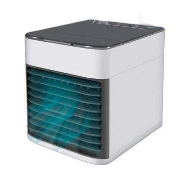 Imagem de Ar Condicionado Portátil Mini Usb Ventilador E Luz Led - Bivolt