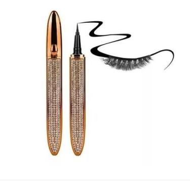 Imagem de 2 Caneta Magnética Cílios Delineado Gatinho Ponta Fina - Palemix