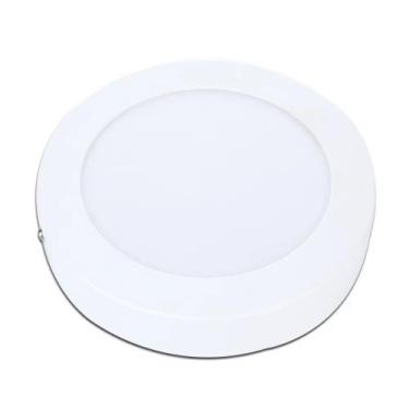 Imagem de Painel Led Sobrepor Redondo Luz Neutra 4000K Bivolt 18w 22cm - Avant