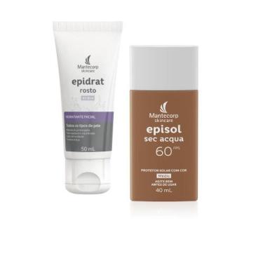 Imagem de Kit Epidrat Rosto Acqua + Episol Sec Acqua tom médio FPS60