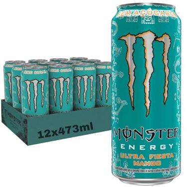 Imagem de Pack de Monster Mango Loco Ultra Fiesta Zero Açúcar 473ml - Unidade 6 unidades