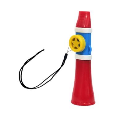 Imagem de oshhni Instrumento musical Kazoo, lembrancinhas para festa, fácil de aprender, bom brinquedo de companhia, flauta de boca para teclado, ukulele, amantes da, Vermelho