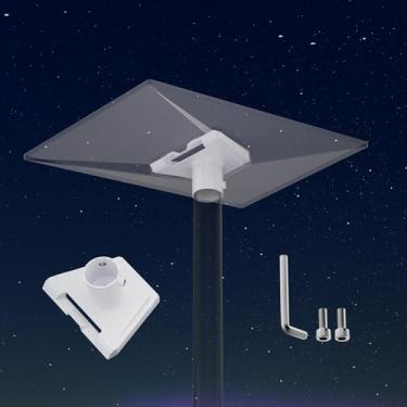Imagem de Kit adaptador de tubo Starlink Gen 3 para montagem em poste Starlink Gen3 RV e kit de montagem de telhado para suporte de prato padrão V3 Starlink
