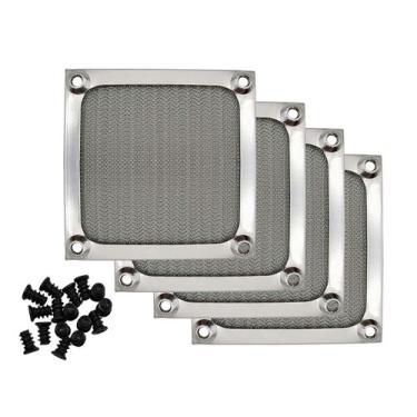 Imagem de Grelha de filtro de ventilador de 80 mm ImsurqlTyprise Aluminium Silve