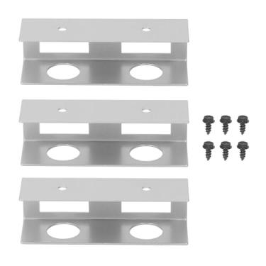 Imagem de Sob o suporte do laptop do laptop Space Salvando sem arranhões aço de carbono duro sob a prateleira de mesa para teclado com parafusos