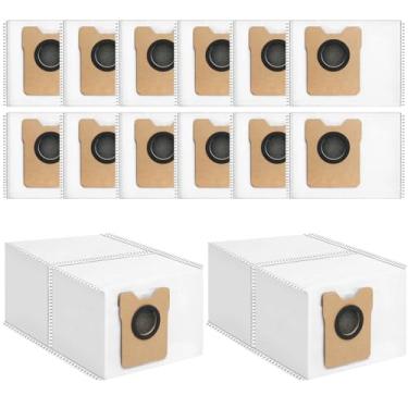 Imagem de BUXEBUX Pacote com 14 sacos de pó de substituição C20 Omni compatíveis com Eufy C10, C20 Omni Robot Vacuum, sacos de vácuo para Eufy, sacos de pó descartáveis de grande capacidade