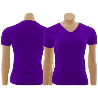 Imagem de Kit 02 Blusinha Feminina Baby Look - Tecido Viscolycra Manga Curta Preta