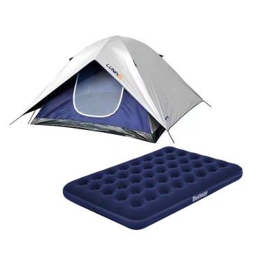 Imagem de Barraca Luna 4 Pessoas - Mor + Colchão Inflável Casal