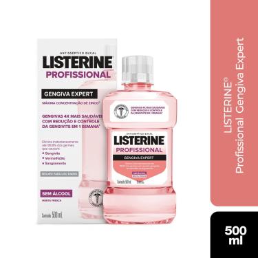Imagem de Enxaguante Bucal Listerine Profissional Gengiva Expert 500ml