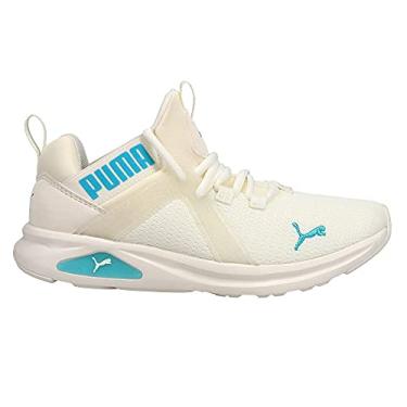 Imagem de PUMA Tênis feminino Enzo 2 Cross Trainer, Marshmallow/Scuba Blue, 6.5