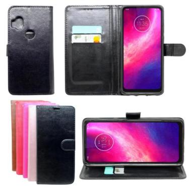 Imagem de Capa Proteção Capinha Carteira Para Moto One Hyper Flip Case - Mustang