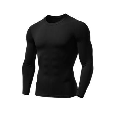 Imagem de Kit Camiseta Térmica Masculina Camisa Segunda Pele Proteção Solar UV 5