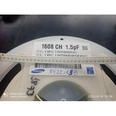 Imagem de 100x Capacitor 1,5pf/50v 0603 Smd 0,8x1,6mm Np0 Samsung