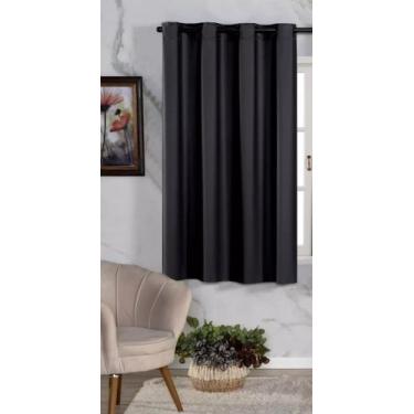 Imagem de Cortina Blackout Corta a Luz 1,40 x 1,80 PVC Black out 100% Veda Luz -