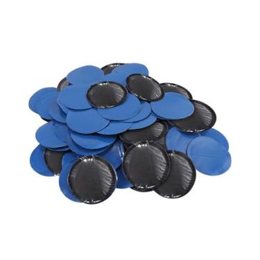 Imagem de VISVIC Kit de reparo de pneu 80 peças 58 mm redondo universal kit de reparo de pneu e tubo