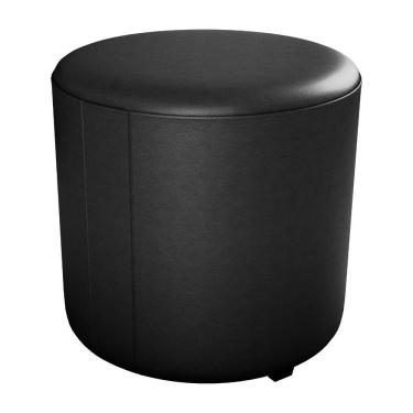 Imagem de Puff Redondo Decorativo Copenhage Corano Milani Store Preto