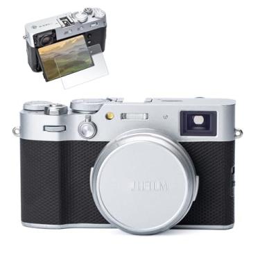 Imagem de DBZZ Capa para câmera Fujifilm X100VI - Capa adesiva protetora antiarranhões 3M protetor de tela (conjunto)