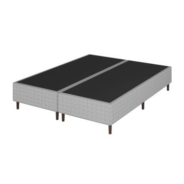 Imagem de Base Cama Box Queen Size Umaflex Loreto A26 38x159x198cm Cinza