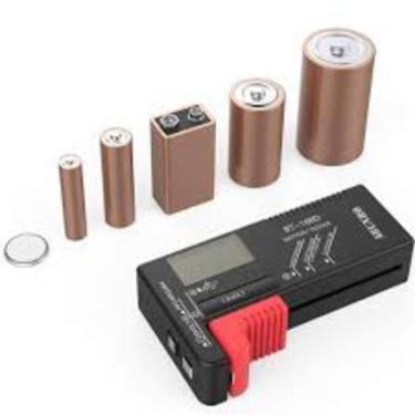 Imagem de Testador Digital De Pilhas E Baterias Universal – Medidor De Carga 1,5v A 9v Com Display Lcd