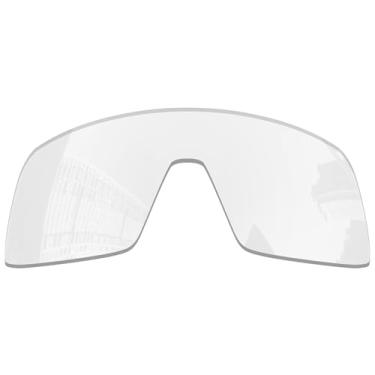 Imagem de Acefrog Lentes de reposição polarizadas de 1,5 mm para óculos de sol Oakley Sutro OO9406, material atualizado, resistente a impactos - HD transparente não polarizado - 1,5 mm