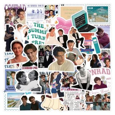 Imagem de 55 Pcs The Summer I Turned Pretty Classic TV Fashion Aesthetic Waterproof Vinyl Stickers for Adults for Birthday Party Supplies Decoration Favors for Water Bottles Laptop Suitcase