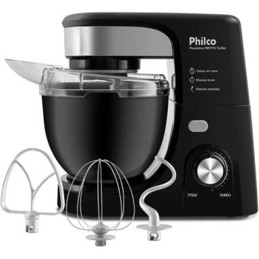 Imagem de Batedeira Planetária Philco Turbo Pbp775p 775w Cor Preto, 110V