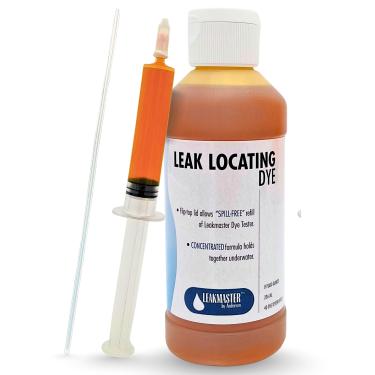 Imagem de Kit de detecção de vazamento de tinta para piscina Leakmaster Anderson Manufacturing com refil de garrafa de 227 g e testador pré-cheio, detector de vazamento de piscina DIY e teste de tinta de