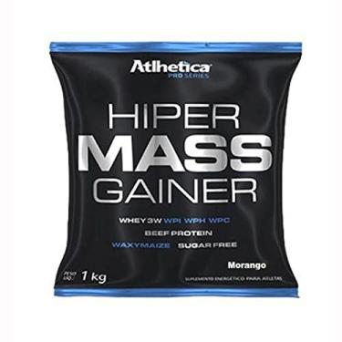 Imagem de Hiper Mass Gainer Morango, Athletica Nutrition, 1000g