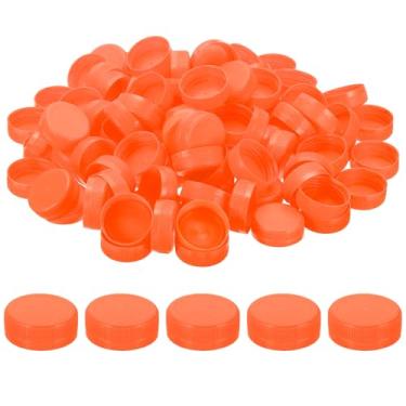 Imagem de PATIKIL Tampa de garrafa de plástico interna de 38 mm/1,5 polegadas, 200 peças de substituição de tampa de garrafa de parafuso de armazenamento para artesanato faça você mesmo suco água leite, laranja