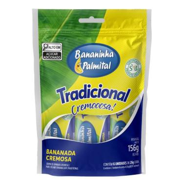 Imagem de Bananada Cremosa Tradicional Bananinha Palmital 156G